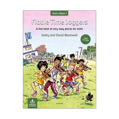 英文原版 Fiddle Time Joggers 牛津小提琴时光 慢跑教材 入门进阶1 ABRSM英皇考级小提琴启蒙教材 英文版 进口英语原版书籍