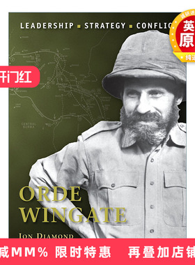 英文原版 Orde Wingate 历史上著名的指挥官系列 奥德·温盖特 插图历史 英文版 进口英语原版书籍
