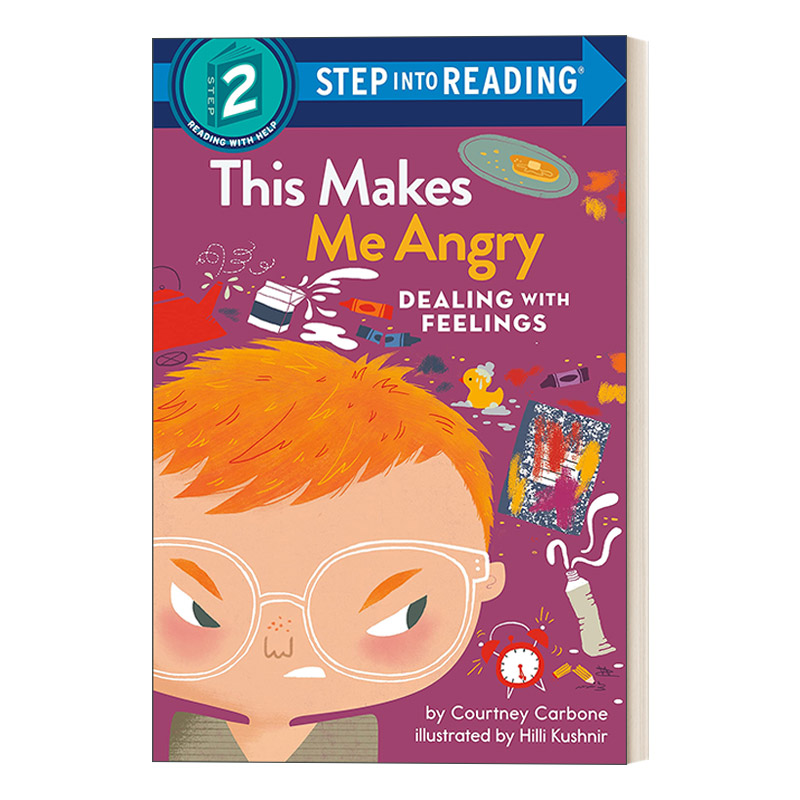 英文原版 Step into Reading 2 This Makes Me Angry Dealing With Feelings 学会处理情绪 这样会让我生气 英文版 进口英语书籍