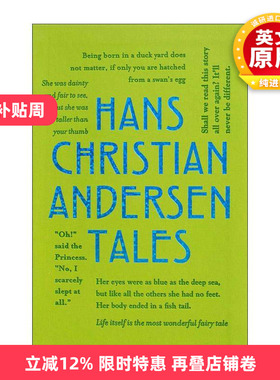 英文原版 Hans Christian Andersen 安徒生童话集 第2版 软精装皮质封面词云经典 Word Cloud Classics 英文版 进口英语原版书籍
