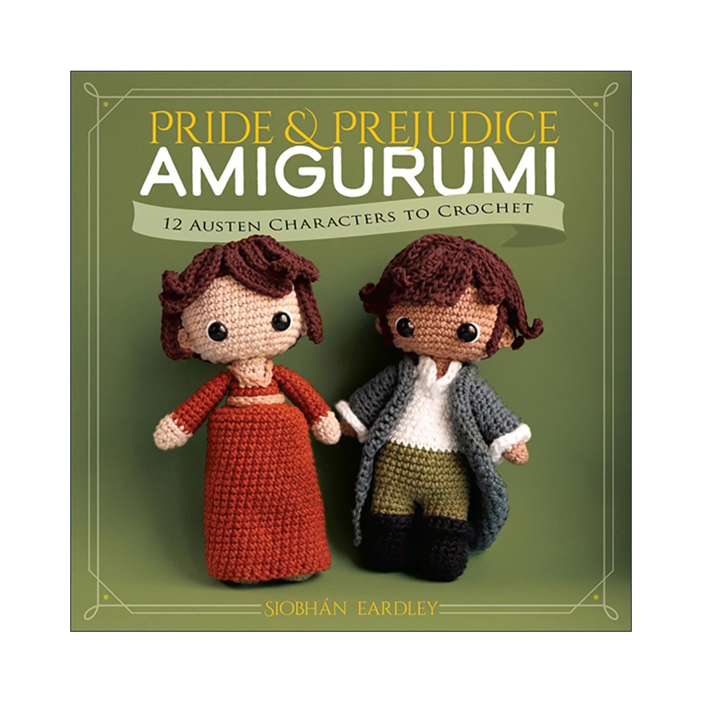 英文原版 Pride and Prejudice Amigurumi 傲慢与偏见手钩公仔 简奥斯汀经典作品角色 钩针编织指南 英文版 进口英语原版书籍
