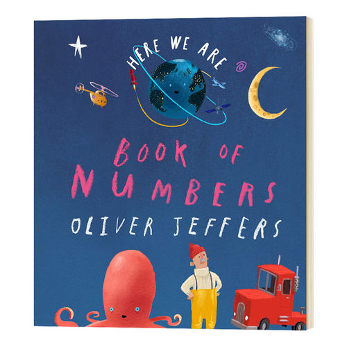 【Oliver Jeffers】我们在这里：数字之书 Book of Numbers 2-5岁儿童英语入门知识启蒙早教趣味纸板绘本 英文原版