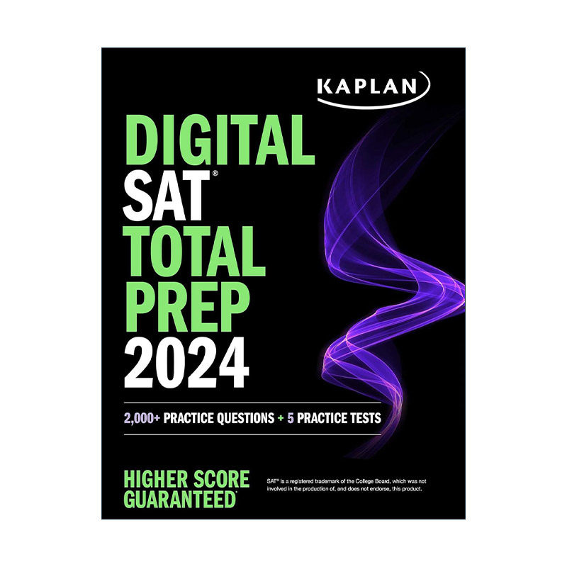 英文原版 Digital SAT Total Prep 2024 卡普兰 新版SAT备考指南 英文版 进口英语原版书籍