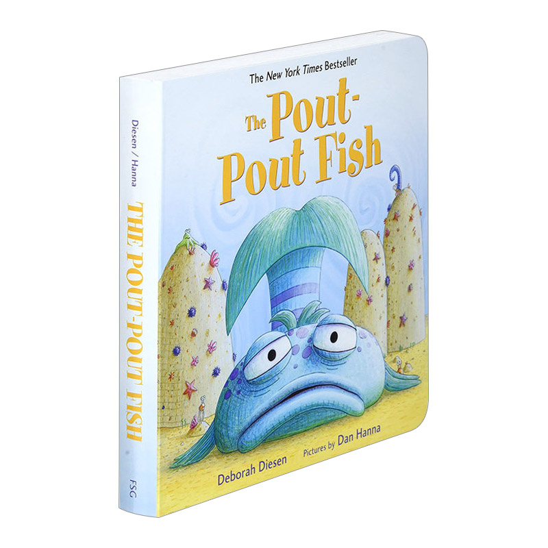 英文原版绘本 Pout-Pout Fish 噘嘴巴的大头鱼 英文版 进口英语原版书籍儿童全英语书