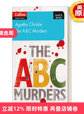 英文原版 Collins Agatha Christie ELT Readers B2 The ABC Murders 柯林斯阿加莎英语学习小说系列 ABC谋杀案 进口英语原版书籍