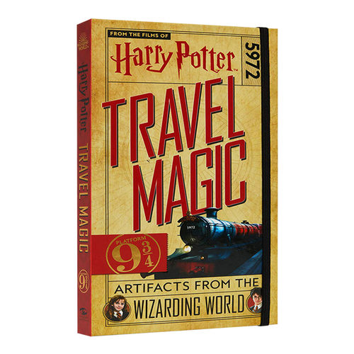 哈利波特 旅行魔法英文原版 Harry Potter Travel Magic 收藏系列折叠书 JK罗琳 哈利波特电影道具 周边 概念艺术书英文版英语书籍