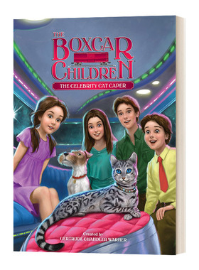 英文原版 The Celebrity Cat Caper 名人猫的恶作剧 棚车少年系列143 The Boxcar Children Mysteries 英文版 进口英语原版书籍