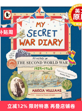 英文原版 My Secret War Diary by Flossie Albright 我的秘密战争日记 英文版 进口英语原版书籍