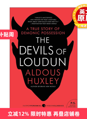 英文原版 The Devils of Loudun 卢丹的恶魔 法国神父“附魔”案 赫胥黎异质三部曲 英文版 进口英语原版书籍
