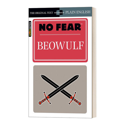 英文原版 Beowulf No Fear 别怕经典 贝奥武甫 英文版 进口英语原版书籍