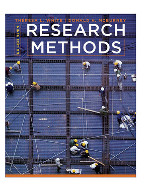英文原版 Research Methods 研究方法 精装第9版 心理学教材 英文版 进口英语原版书籍