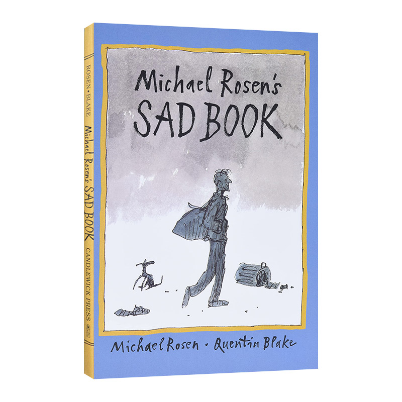 英文原版 Michael Rosen's Sad Book 罗森爷爷 伤心书 儿童情绪管理精装绘本 Quentin Blake插图 英文版 进口英语原版书籍