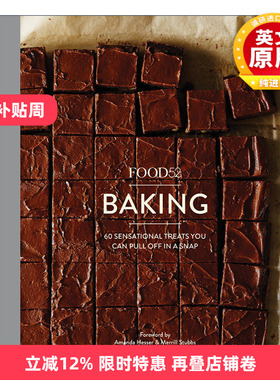 英文原版 Food52 Baking 60种你可以在瞬间完成的美味 精装烘焙食谱 英文版 进口英语原版书籍
