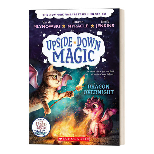 英文原版 Upside-Down Magic #4 Dragon Overnight 失控的魔法4 儿童读物 英文版 进口英语原版书籍