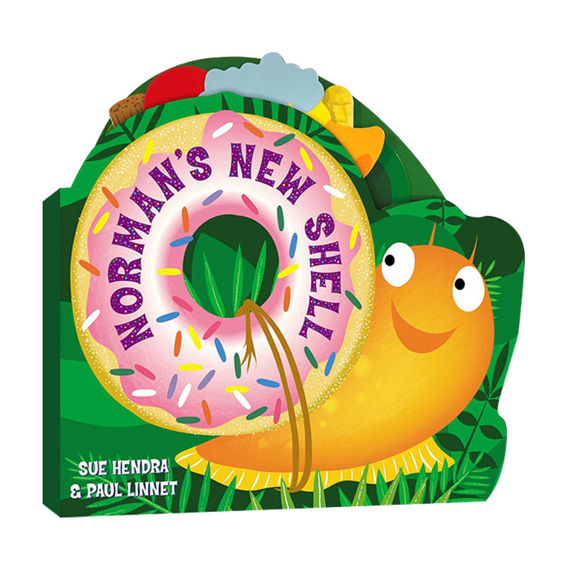 normans new shell 鼻涕虫诺曼的新背壳 异形纸板书 英文版 进口英语