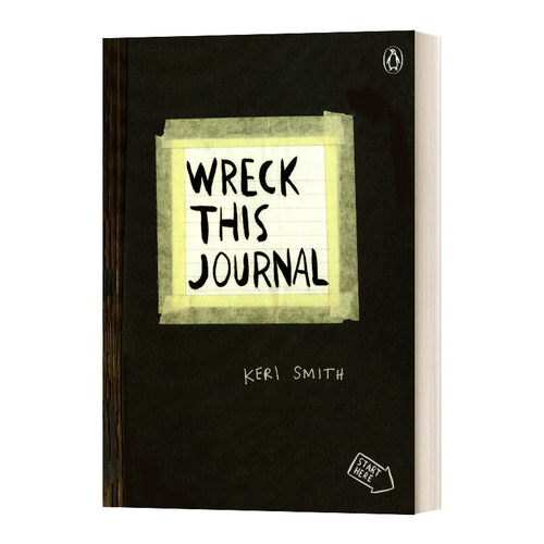 英文原版 Wreck This Journal 做了这本书 何炅推荐 快乐大本营同款 玩坏这本书 英文版 进口英语原版书籍