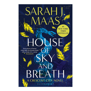 Sky 天息之屋天空与呼吸之屋 小说 玻璃王朝仙灵王庭纪系列作者萨拉J马拉斯进口书籍 新月城市系列2 House Breath 英文原版 and