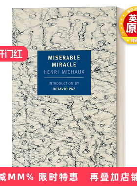 英文原版 Miserable Miracle New York Review Books Classics 悲惨的奇迹 Henri Michaux 英文版 进口英语原版书籍