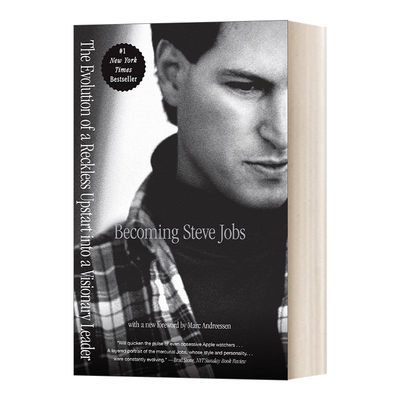 英文原版 Becoming Steve Jobs 成为乔布斯 从鲁莽的新贵到远见卓识的领袖 Brent Schlender 英文版 进口英语原版书籍