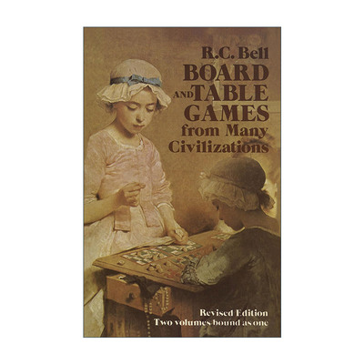 英文原版 Board and Table Games from Many Civilizations 来自不同文明的桌游百科全书 麻将 围棋 象棋 纸牌 R. C. Bell 英文版