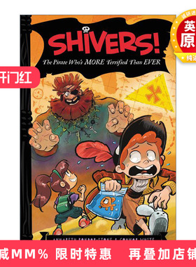 英文原版 Shivers! #4 The Pirate Who’s More Terrified than Ever 抖笑小海盗4 章节书 精装 英文版 进口英语原版书籍