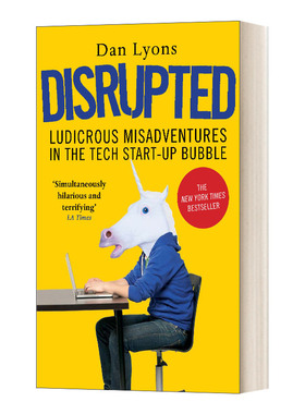 英文原版 Disrupted 疯狂的独角兽 硅谷创业公司历险记 丹·莱昂斯 英文版 进口英语原版书籍