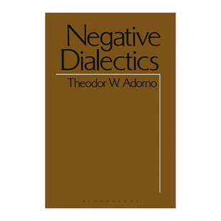 英文原版 Negative Dialectics 否定辩证法 特奥多·阿多尔诺 英文版 进口英语原版书籍