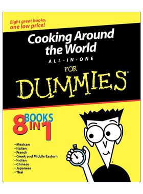 英文原版 Cooking Around the World All-In-One for Dummies 全球烹调大全一本通 英文版 进口英语原版书籍