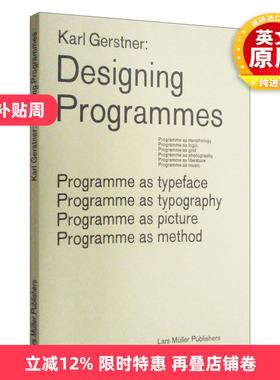 英文原版 Designing Programmes 设计程序 字体 排版 图片 方法的程序 英文版 进口英语原版书籍