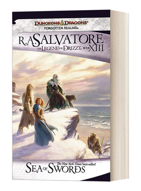 英文原版小说 Sea of Swords The Legend of Drizzt 龙与地下城 崔斯特传奇 黑暗之路3 剑之海 英文版 进口英语原版书籍