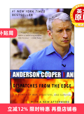 英文原版 Dispatches from the Edge 边缘信使 一部讲述战争 灾难和幸存的回忆录 安德森·库珀 英文版 进口英语原版书籍