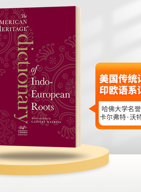美国传统词典 印欧语系词源 英文原版 The American Heritage Dictionary of Indo-European Roots 英文版进口英语书籍