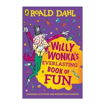 英文原版 Willy Wonka's Everlasting Book of Fun 威利·旺卡欢乐活动书 罗尔德达尔 查理与巧克力工厂 英文版 进口英语原版书籍