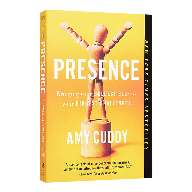 英文原版 Presence Bringing Your Boldest Self 姿势决定你是谁 哈佛心理学教授教你用身体语言把自卑变自信 励志自助 英文版