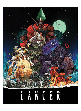 英文原版 Lancer TTRPG Core Rulebook 枪骑兵桌面角色扮演游戏核心规则书 精装 Massif 黑马漫画 Tom Parkinson-Morgan 英文版