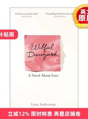 英文原版 Wilful Disregard 故意无视 爱情小说 英文版 进口英语原版书籍
