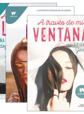 西班牙语原版 A través de mi ventana / Through My Window 隔窗恋爱系列3册 西班牙语版 同名电影原著 Ariana Godoy 进口书籍