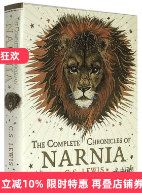 精装 纳尼亚传奇集 英文原版小说 The Complete Chronicles of Narnia 英国版彩插图 英文版 进口书籍儿童全英语书