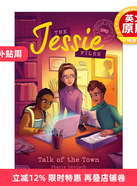 英文原版 The Jessie Files 02 Talk of the Town A Boxcar Children Book 杰西档案系列2 小镇之谈 棚车少年 进口英语原版书籍