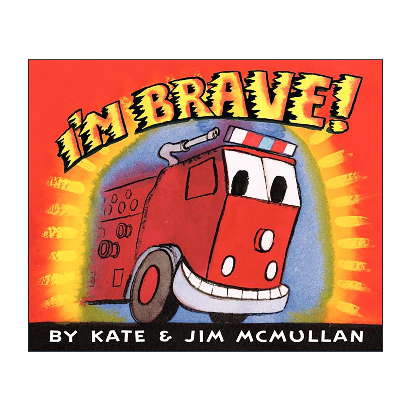 英文原版 I'm Brave 消防车来了 厉害的城市帮手系列 精装图画书 英文版 进口英语原版书籍