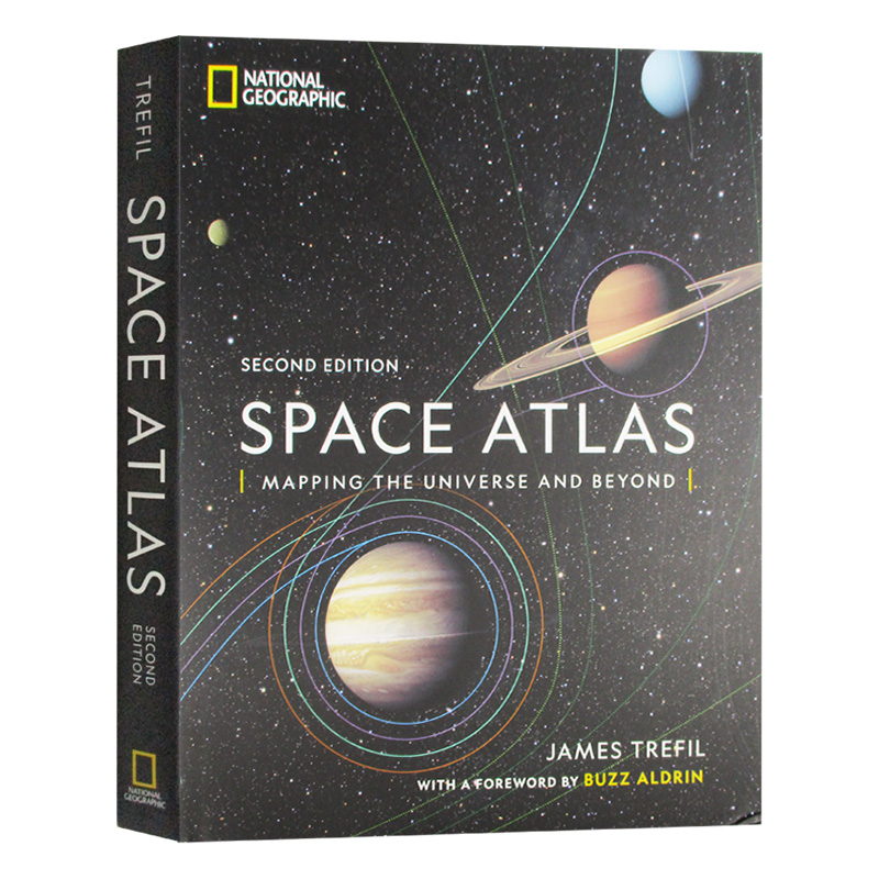 美国国家地理 太空地图 英文原版 精装 Space Atlas Second Edition 天文与空间科学 英文版 进口原版英语书籍