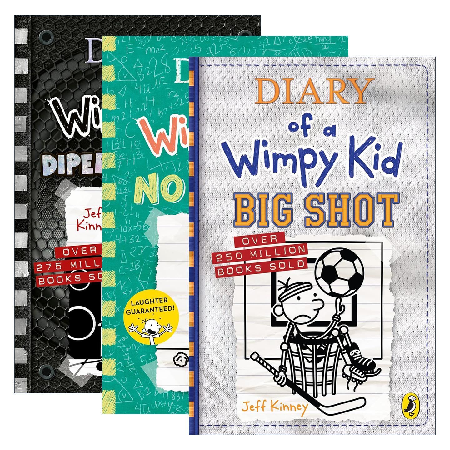 英文原版 Diary of a Wimpy Kid 小屁孩日记16-18册 章节桥梁书 英文版 进口英语原版书籍