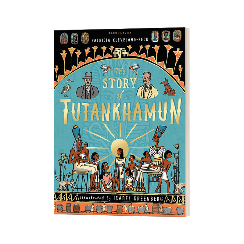 英文原版 The Story of Tutankhamun 图坦卡蒙的故事 精装 儿童探索古埃生活财富启发想象力益智儿童绘本 英文版 进口英语原版书籍