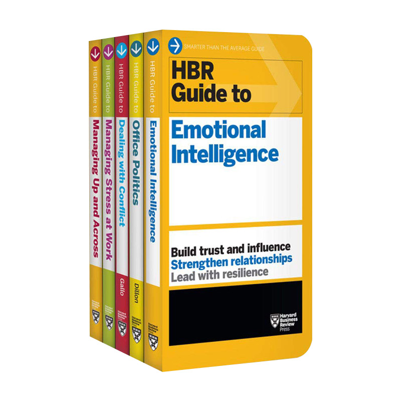 英文原版 HBR Guides to Emotional Intelligence at Work Collection 哈佛商业评论 工作中的情商 5册套装 英文版 进口英语书籍