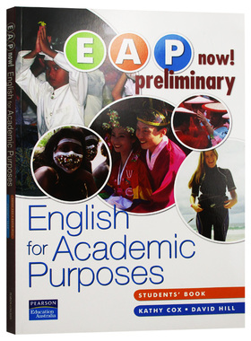 学术英语初级学生用书 英文原版 EAP Now Preliminary Student Book 英文版 培生学术英语指导书 写作与阅读练习 进口原版书籍