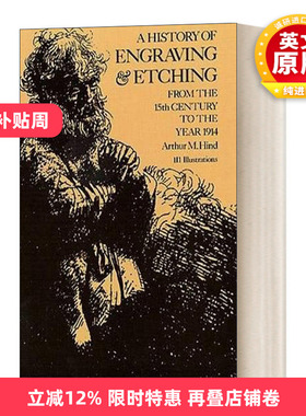 英文原版 A History of Engraving and Etching  雕刻和蚀刻的历史 英文版 进口英语原版书籍