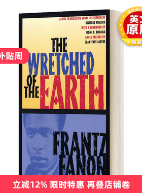英文原版 The Wretched of the Earth 大地上的受苦者 非洲历史 Frantz Fanon弗朗兹·法农 英文版 进口英语原版书籍