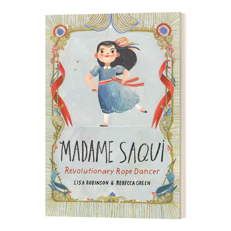 英文原版 Madame Saqui 萨基夫人 绳索舞者 Rebecca Green插画 精装绘本 英文版 进口英语原版书籍儿童全英语书
