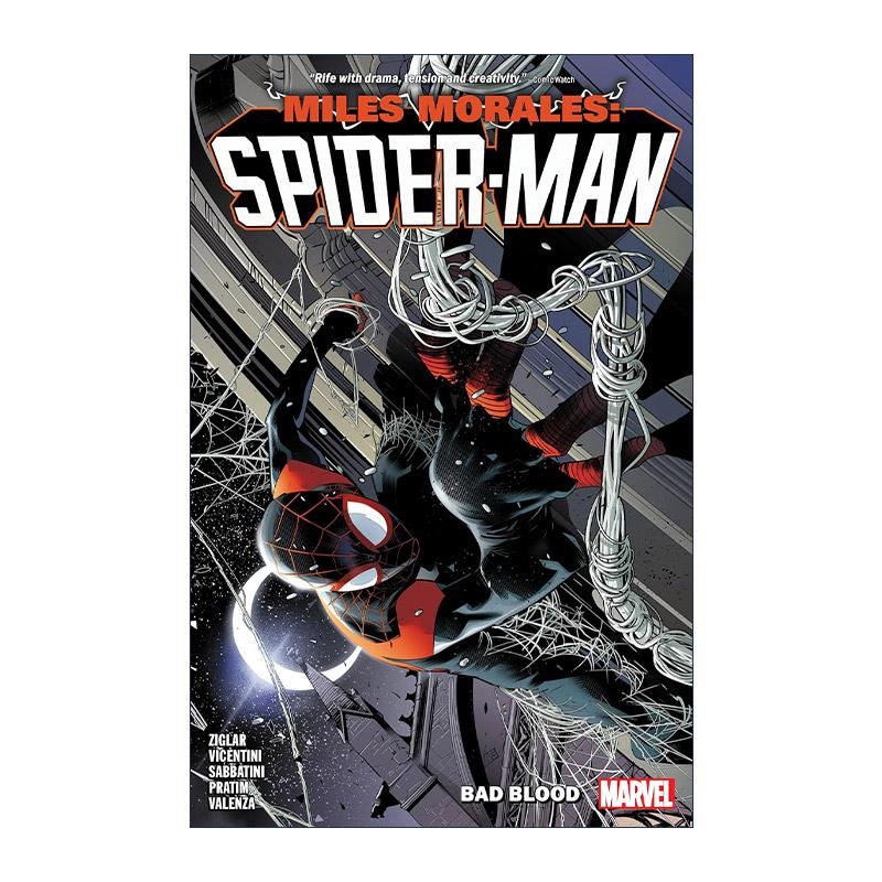 英文原版 Miles Morales Spider-Man By Cody Ziglar Vol.2 Bad Blood 迈尔斯·莫拉莱斯 蜘蛛侠 卷二 坏血 漫威漫画 英文版