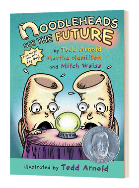 英文原版 Noodleheads See The Future 傻瓜面条头小子2 面条头预见未来 全彩漫画 趣味英语绘本 英文版 进口英语原版书籍